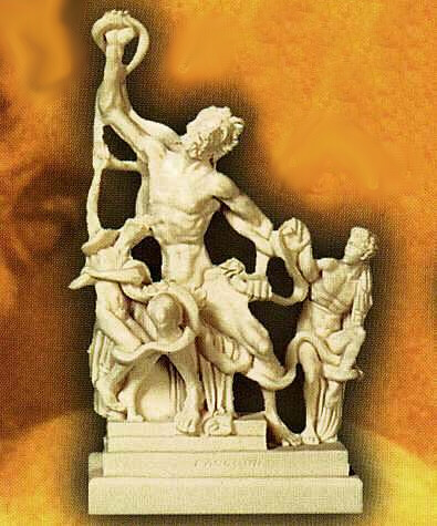 Laocoon alabaster reproduction Laocoon alabaster reproduction